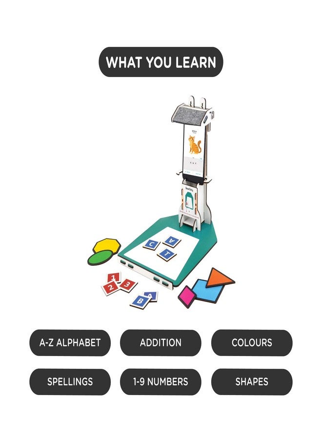 Smartivity Engineered Wood Magico (English, Math, Shape, Colour) Learning Activity, Multicolour, 3 years and above - Image 3